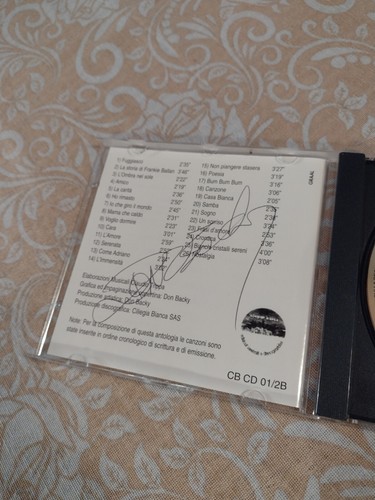 Autografato don backy cult - backy,