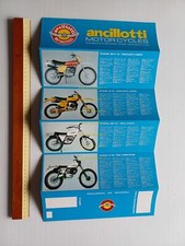 Ancillotti produzione modelli 1978 cross enduro trial depliant originale