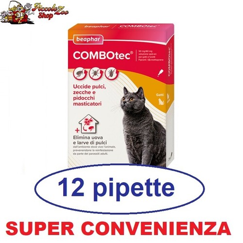 Beaphar fiprotec combo gatto - fiprotec,