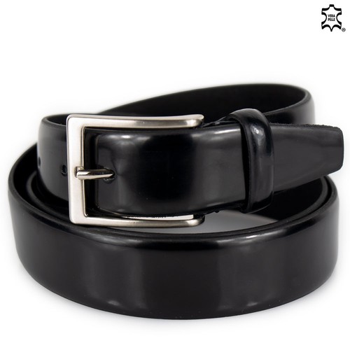 Cintura uomo elegante nera