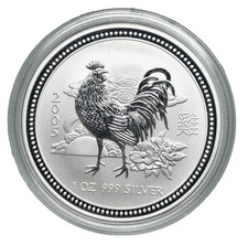 2005 Australia $1 Silver Lunar