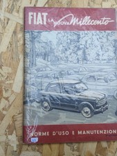 Uso/manutenzione Fiat 1100/103