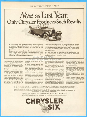 Pubblicità stampa chrysler - stampa,