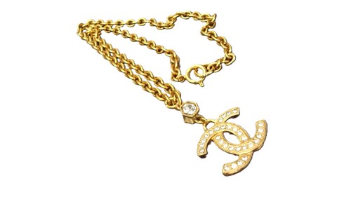 Collana catena pendente chanel - collana,