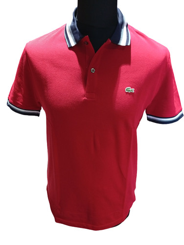Lacoste pique contrast slim - lacoste,