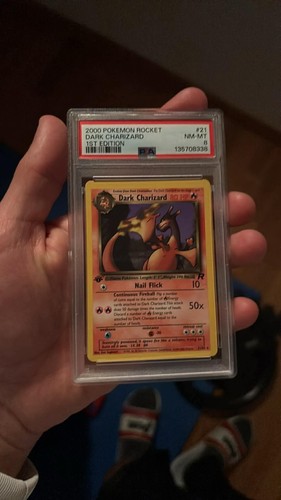 Dark charizard psa 8 - dark,
