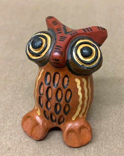 Owl bird terracotta - bird,