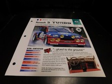 1980-1986 Renault 5 Turbo Spec