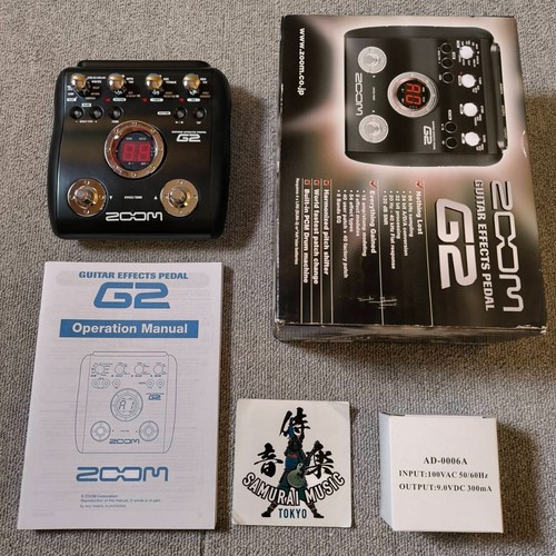 Zoom pedale per chitarra - g2,