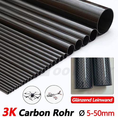 Tubo cfk ø5 50mm carbonio - tubo,