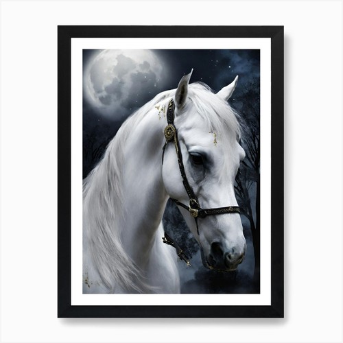Cavallo bianco chiaro di - cavallo,