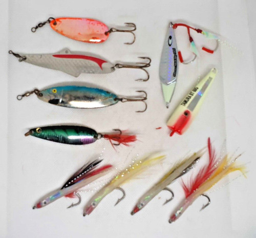 Lotto stock artificiali pesca - stock,