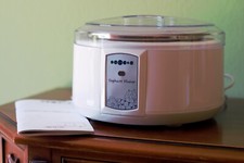  Yogurtiera Compatta 1L - Grigia/Bianca Yoghurt Maker