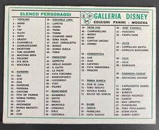 Galleria Disney TRISVALIDA PANINI anni '60