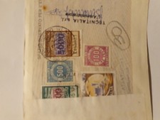 REVENUE LOTTO DI 5 CAMBIALI CON MARCHE DA BOLLO