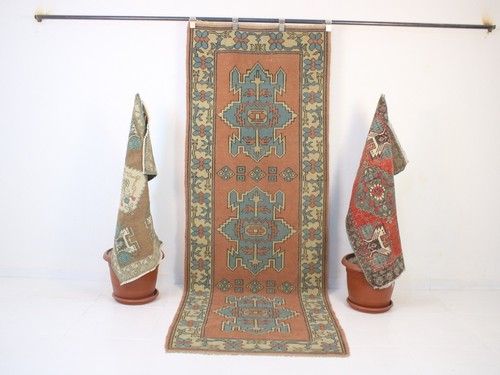 Tappeto runner turco - , vintage