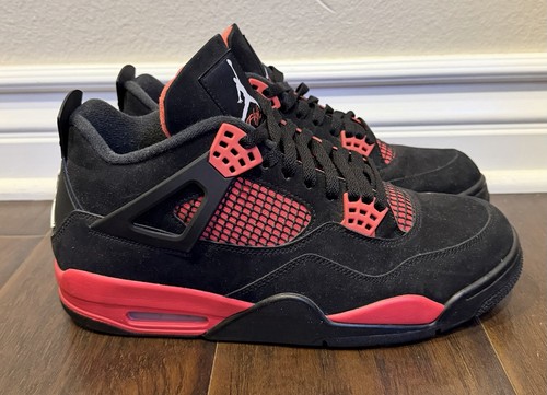 Air jordan red - 4, thunder