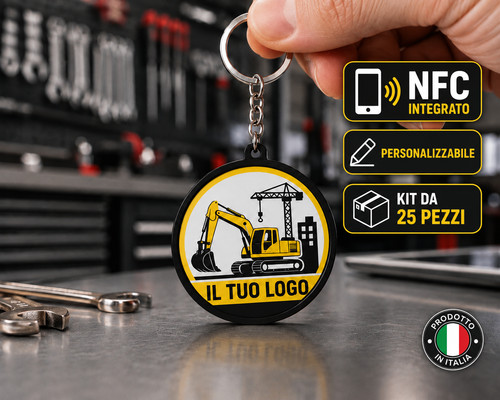 Portachiavi nfc personalizzati - portachiavi,