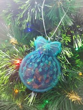 Palla Di Natale In Resina/
