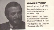 SANTINO 1983 ELEZIONI AMMINISTRATIVE ALBENGA LIBERTAS D.C. - PEIRANO