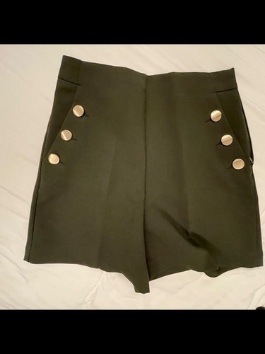 Pantaloncini zara verde scuro - pantaloncini,