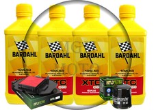 HONDA VTR 1000 1997 AL 2002TAGLIANDO BARDAHL XTC 10W50 FILTRO OLIO FILTRO ARIA