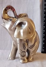 Scultura Elefante in argento. Firmato Romar Preziosi d’Arte. Misure 9x5x11 cm