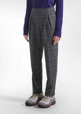 Pantalone Deha donna con elastico pantaloni a quadri tempo libero ufficio casual