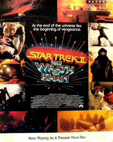 Poster pubblicitario star trek - star,