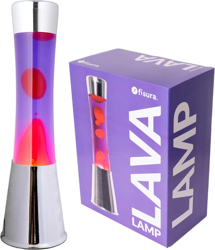 Lampada lava rossa e - e, viola