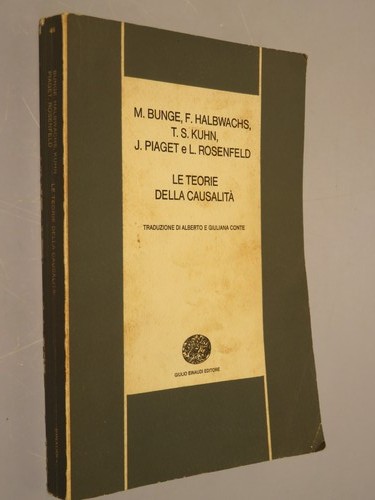Teorie della causalita - le, m