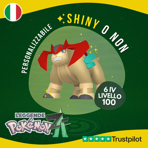 Terrakion shiny non 6 iv - shiny,