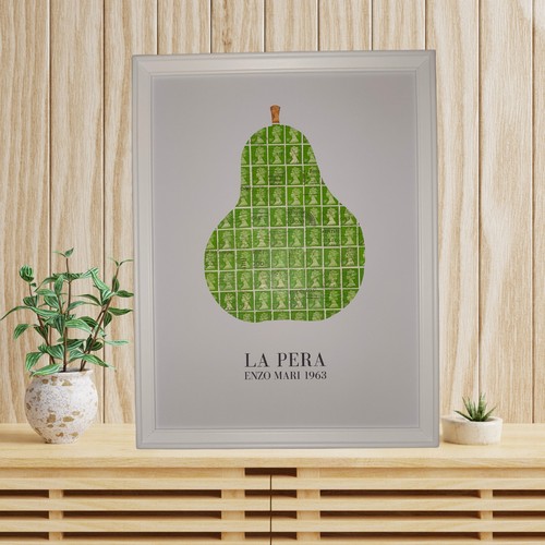 Quadro con stampa pera di - quadro,