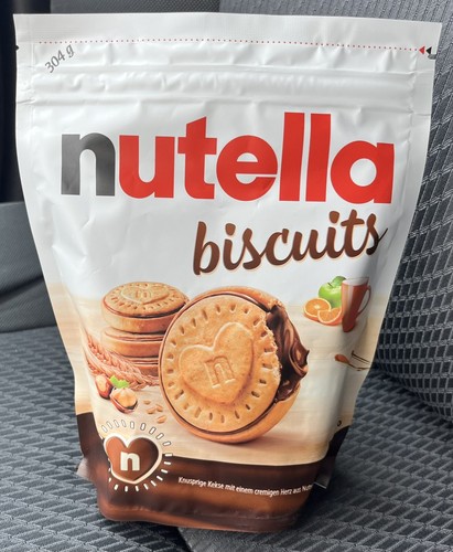 Nutella biscuits ferrero 304g - nutella,