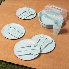 21-tlg. Pic-Nic Set Postate di