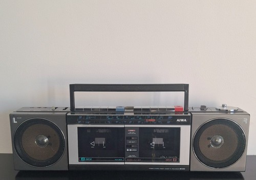 Aiwa w330k ghettoblaster - cs-w330k,