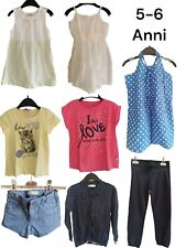 Set abbigliamento bambina 5-6 anni Prenatal Zara OVS Name it 
