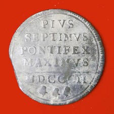 Moneta - mezzo baiocco - Stato