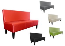 DIVANO OPALE IN SIMILPELLE O TESSUTO PER LOCALI BAR RISTORANTE DISCOTECA