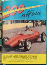 FORMULA JUNIOR AUTO TINO BIANCHI ING. JANO FIAT 1100 200 ALL' ORA RIVISTA 1961