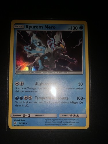 Pokemon carta kyurem - kyurem, nero