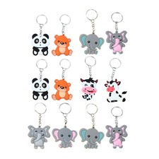  12 Pcs Portachiavi Cute