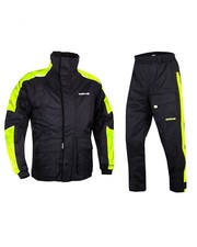 Tuta anti pioggia da moto - Bering - Impermeabile, anti vento, due pezzi, tasche