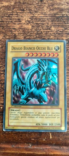 Carta yugioh drago bianco - drago,