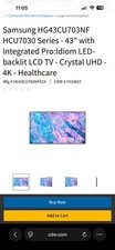 Samsung 43" Class TU7000B 4K