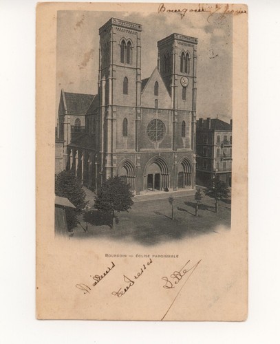 Carte postale bourgoin isere - bourgoin,
