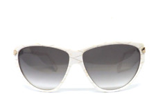 occhiali da sole donna vintage anni 80 plastica nuovi bianchi SILHOUETTE 3080