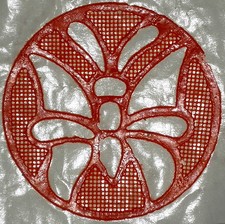 HENNA TATTOO STENCIL RUBBER GOMMA TATUAGGIO ROTONDO GRANDE ROUND SHAPE BIG