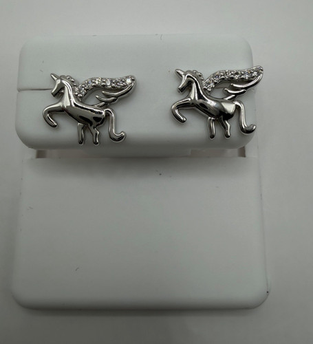 Orecchini perno unicorno - orecchini,