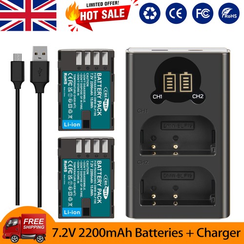 Batteria dmw blf19e - 2x, +